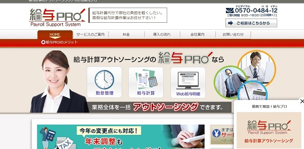 シスプロの公式HP